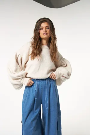 Zola Cropped Knit | Biscotti