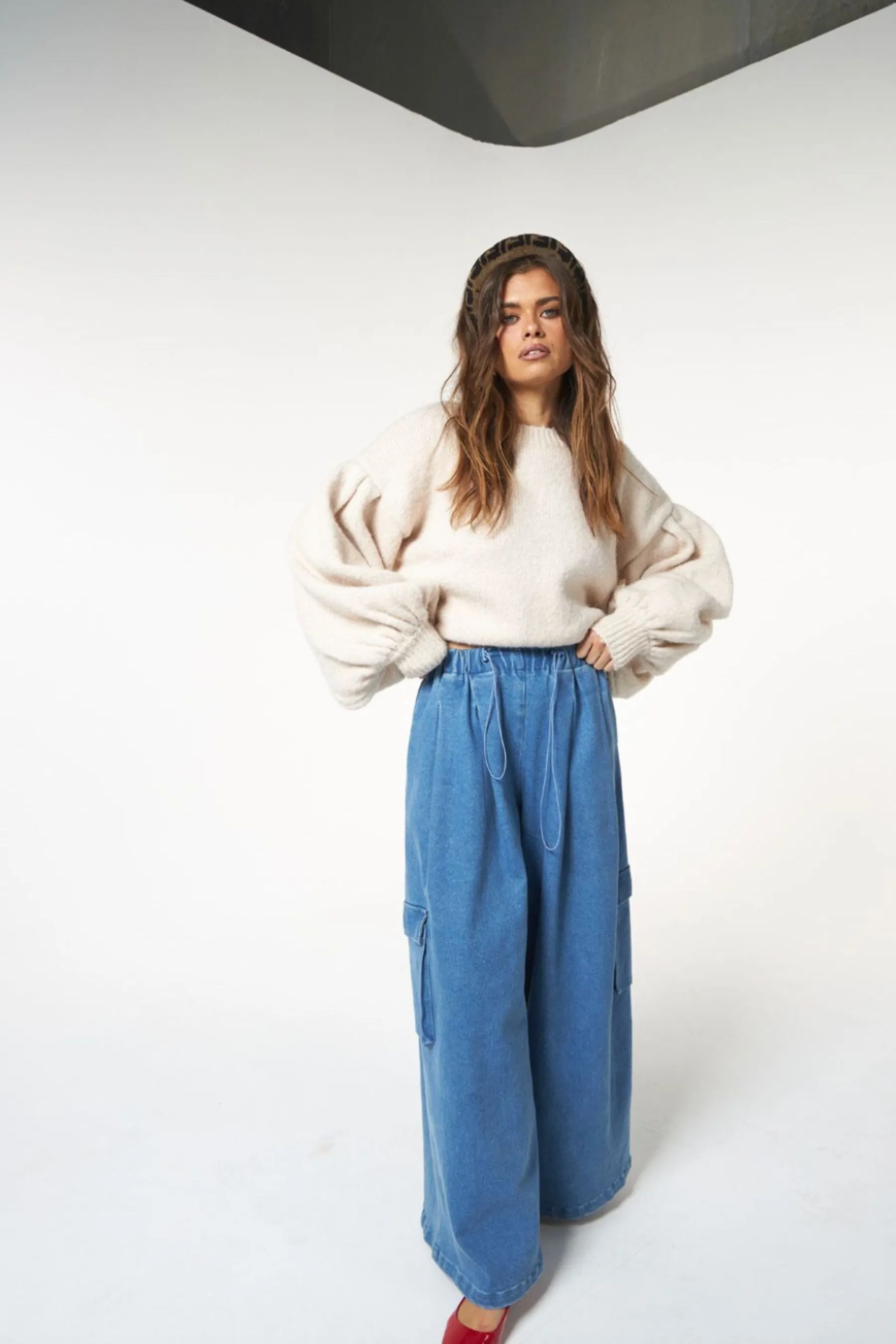 Zola Cropped Knit | Biscotti